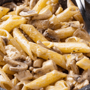 Delicious Chicken Alfredo Alforno ready to be enjoyed at home