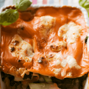 Freshly baked Veg Lasagna Large ready for delivery